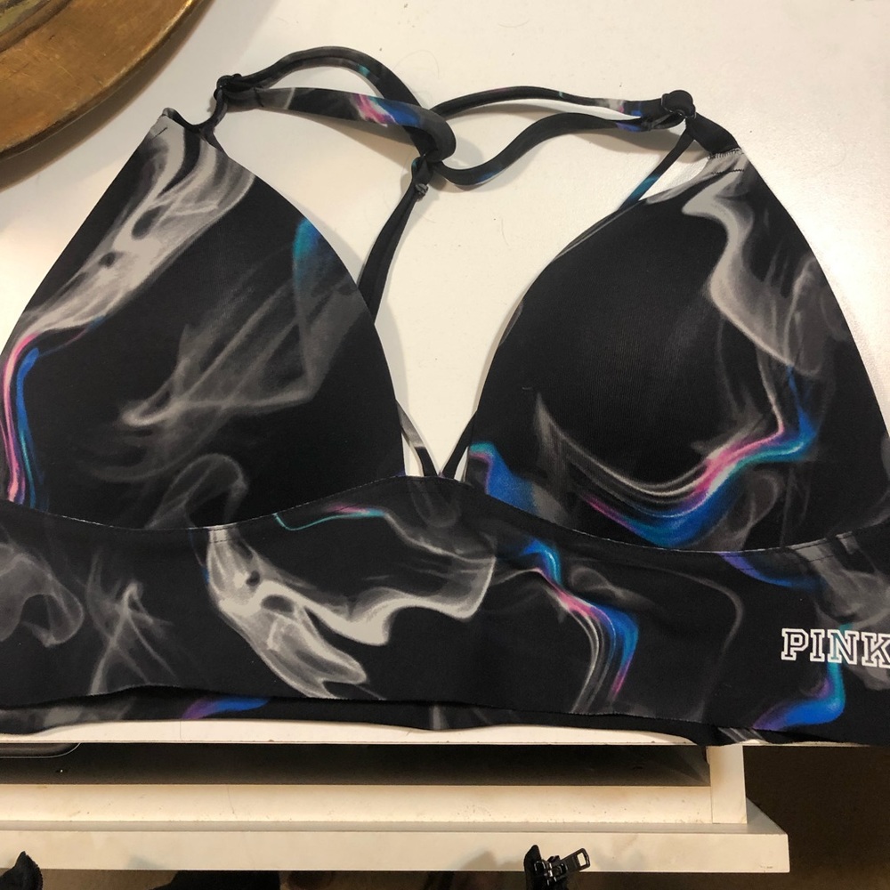 Victoria secret pink bonded sports bra w/ pad